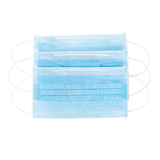 Foldable Disposable Face Mask Non-woven 3 Ply Disposable Blue Face Mask Face Mask Earloop 