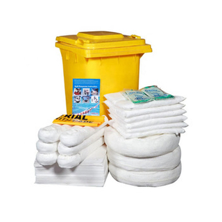 240 L oil absorbent Wheeled Oil Spill Kit 
